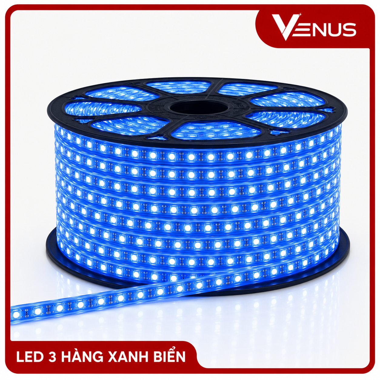 Led 3 Hàng Xanh — 10M